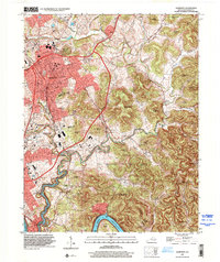 Somerset 1997 topographic map thumbnail
