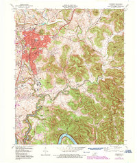 Somerset 1973 topographic map thumbnail