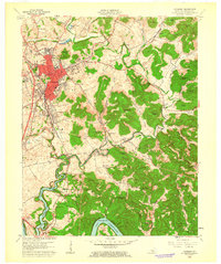 Somerset 1961 topographic map thumbnail