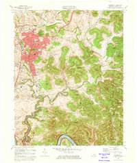 Somerset 1973 topographic map thumbnail