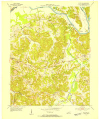 South Hill 1953 topographic map thumbnail