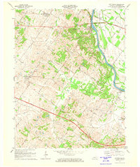 Spottsville 1971 topographic map thumbnail