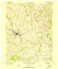 Springfield 1953 topographic map thumbnail
