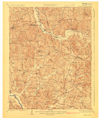 Spring Lick 1925 topographic map thumbnail