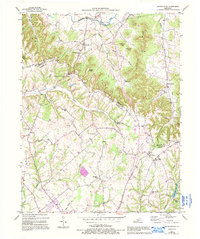 Spurlington 1953 topographic map thumbnail