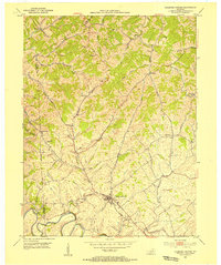 Stamping Ground 1953 topographic map thumbnail