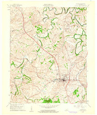 Stanford 1961 topographic map thumbnail