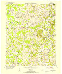 Sulphur Well 1953 topographic map thumbnail