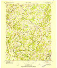 Summersville 1953 topographic map thumbnail