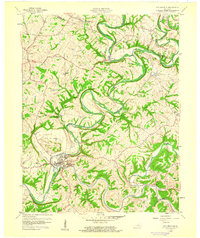 Taylorsville 1960 topographic map thumbnail