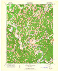 Tallega 1961 topographic map thumbnail