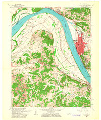 Tell City topographic map thumbnail