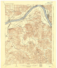 Tell City 1903 topographic map thumbnail