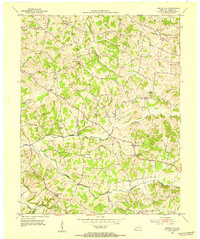 Temple Hill 1953 topographic map thumbnail