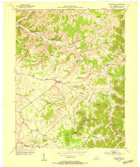 Tollesboro 1953 topographic map thumbnail