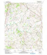 Tonieville 1992 topographic map thumbnail