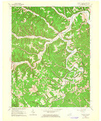 Tygarts Valley 1962 topographic map thumbnail