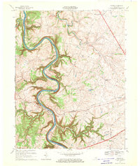 Tyrone 1967 topographic map preview