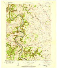 Tyrone 1954 topographic map thumbnail