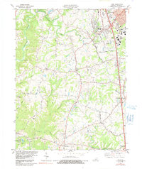 Union 1982 topographic map thumbnail
