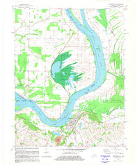 Uniontown 1981 topographic map thumbnail