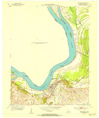 Uniontown 1952 topographic map thumbnail