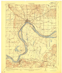 Uniontown 1917 topographic map thumbnail