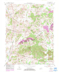 Utica 1953 topographic map preview