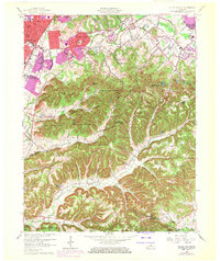 Valley Station 1960 topographic map thumbnail
