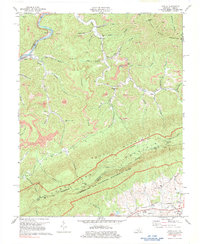 Varilla 1974 topographic map thumbnail