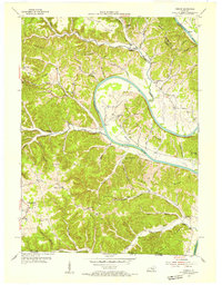 Vernon 1954 topographic map thumbnail
