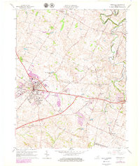 Versailles 1965 topographic map thumbnail