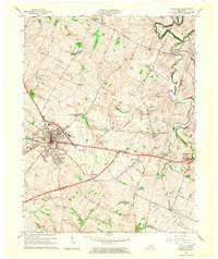 Versailles 1965 topographic map thumbnail