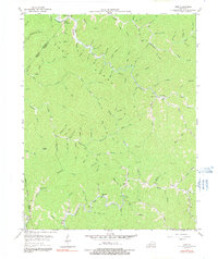 Vest 1954 topographic map thumbnail