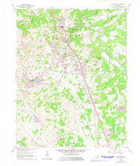 Vine Grove 1960 topographic map thumbnail