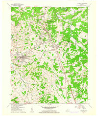 Vine Grove 1960 topographic map thumbnail