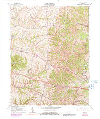 Waddy 1965 topographic map thumbnail