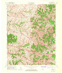 Waddy 1965 topographic map thumbnail