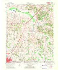 Water Valley 1969 topographic map thumbnail