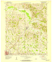 Water Valley 1952 topographic map thumbnail