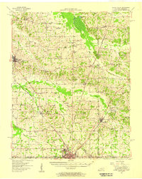 Water Valley 1952 topographic map thumbnail