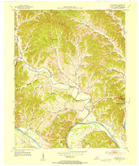 Waterview 1953 topographic map thumbnail