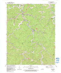 Wayland 1992 topographic map thumbnail