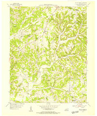 Welchs Creek 1954 topographic map thumbnail