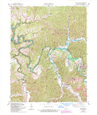 West Liberty 1977 topographic map thumbnail