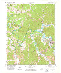 West Liberty 1977 topographic map thumbnail