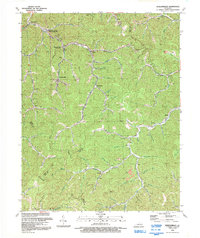 Wheelwright 1992 topographic map thumbnail