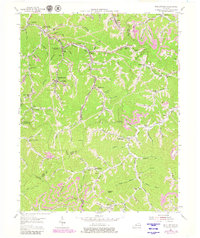 Wheelwright 1954 topographic map thumbnail
