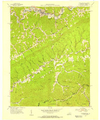 Whitesburg 1954 topographic map thumbnail