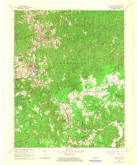 Whitley City 1963 topographic map thumbnail